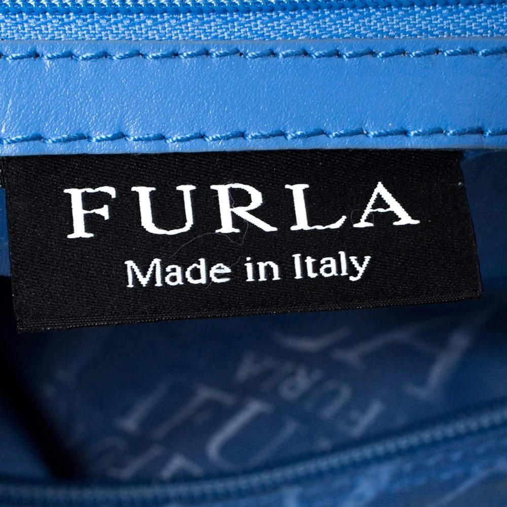 Furla Blue Nylon and Leather Hobo  商品