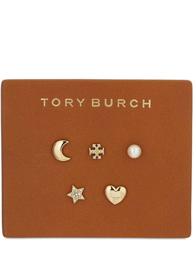 商品Tory Burch|Set Of 5 Celestial Stud Earrings,价格¥1065,第7张图片详细描述