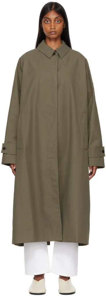 商品Studio Nicholson|Green Holin Coat,价格¥3464,第1张图片