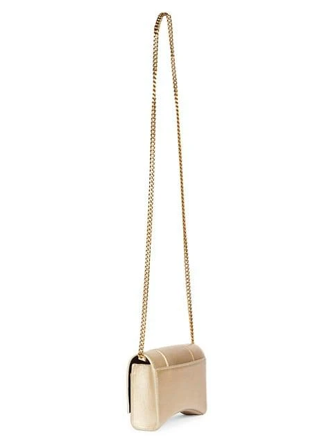 商品Balenciaga|Hourglass Metallic Leather Wallet-On-Chain,价格¥4479,第4张图片详细描述