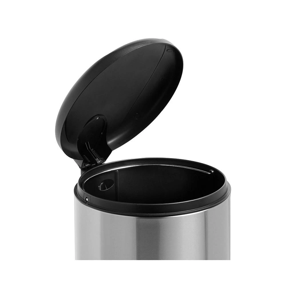 30L Soft-Close Round Stainless Steel Trash Can 商品