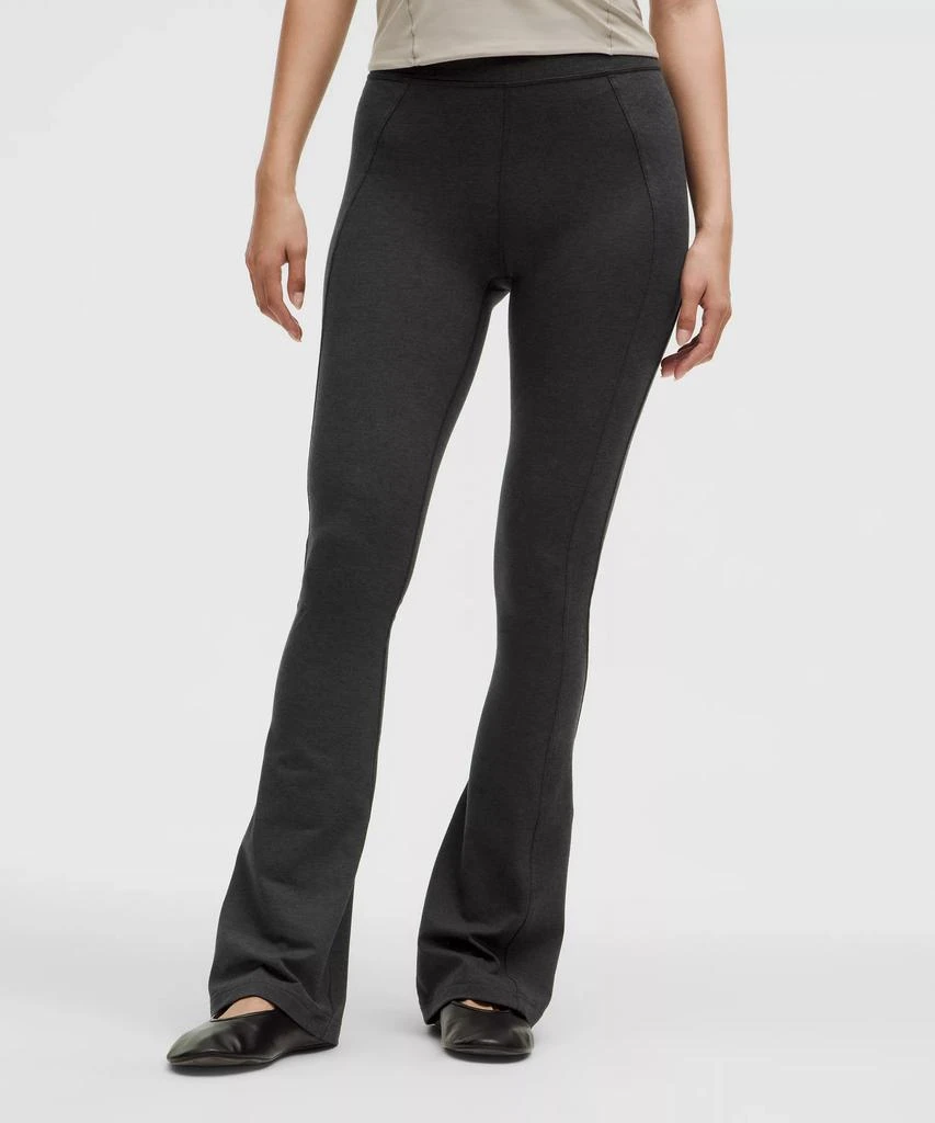 Softy Suedey Split-Hem High-Rise Mini-Flare Pant *Regular 商品