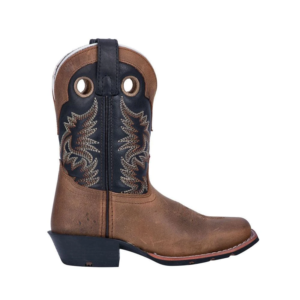 商品Dan Post Boots|Rascal Square Toe Cowboy Boots (Big Kid),价格¥643,第1张图片