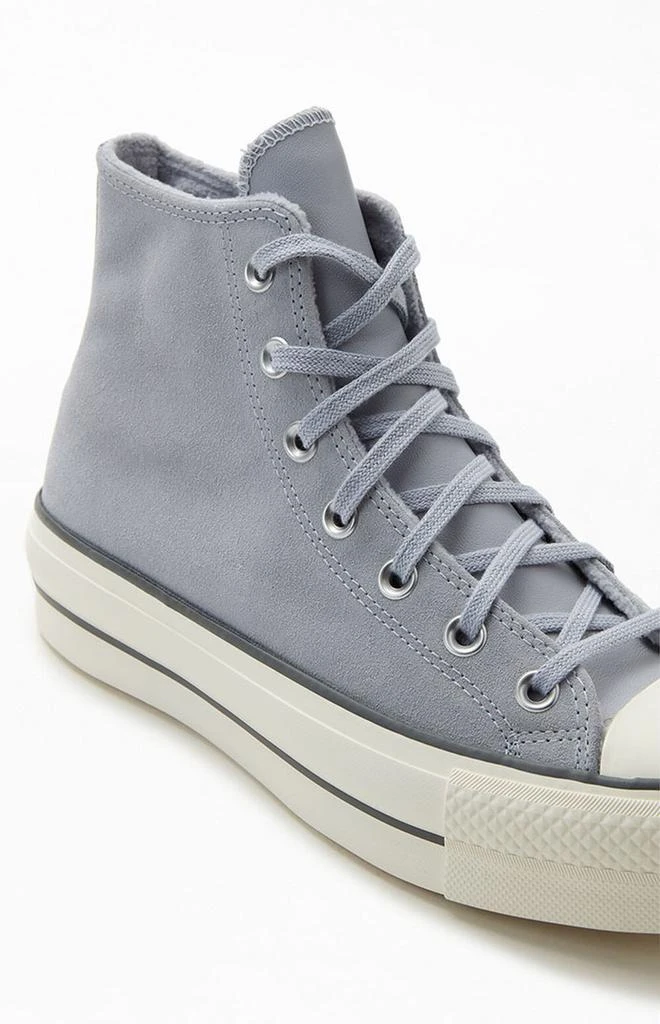 Gray Chuck Taylor All Star Cozy Lift High Top Sneakers 商品