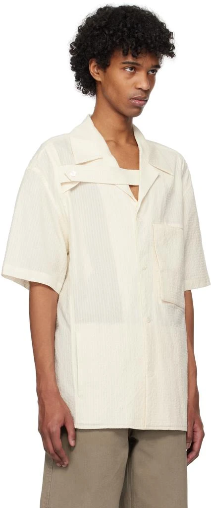 商品NULLUS|Off-White Dry Button Strap Short Sleeve Shirt,价格¥1976,第2张图片详细描述