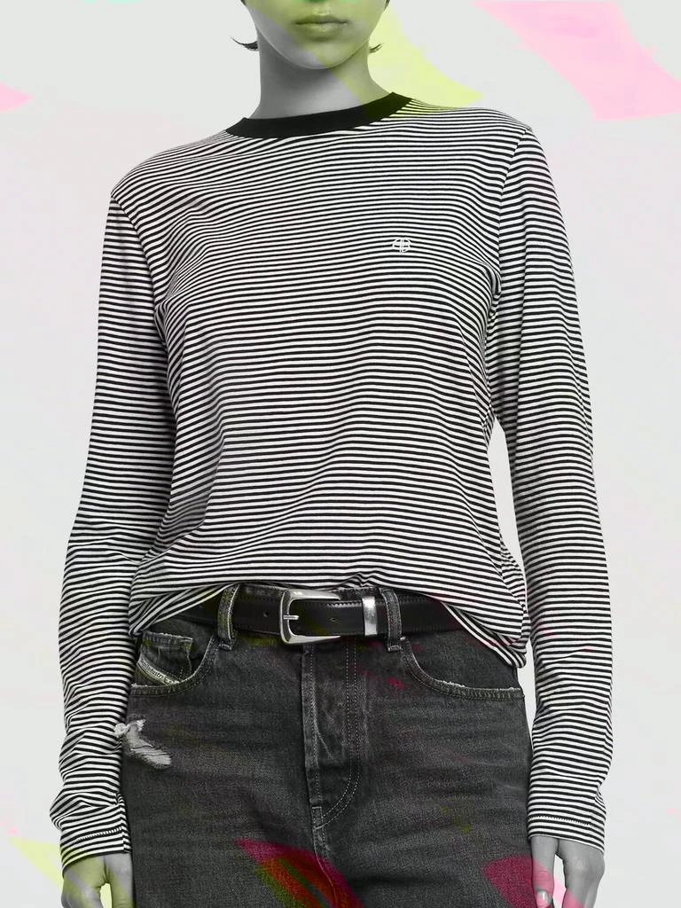 商品ANINE BING|Rylan Cotton Long Sleeve T-shirt,价格¥906,第2张图片详细描述