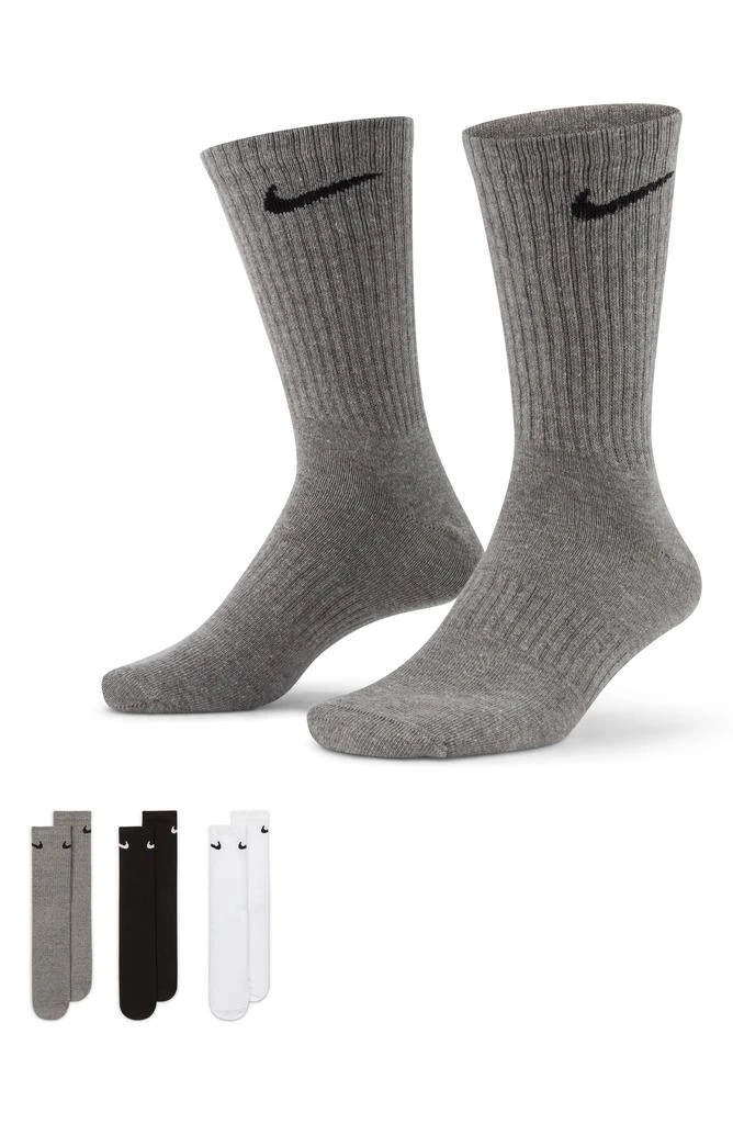 商品NIKE|Everyday Lightweight Training Crew Socks - Pack of 3,价格¥130,第4张图片详细描述