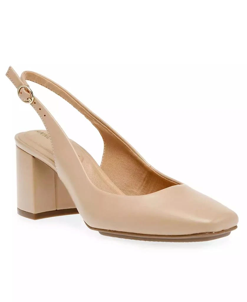 商品Anne Klein|Women's Laney Block Heel Slingback Dress Pumps,价格¥237,第1张图片