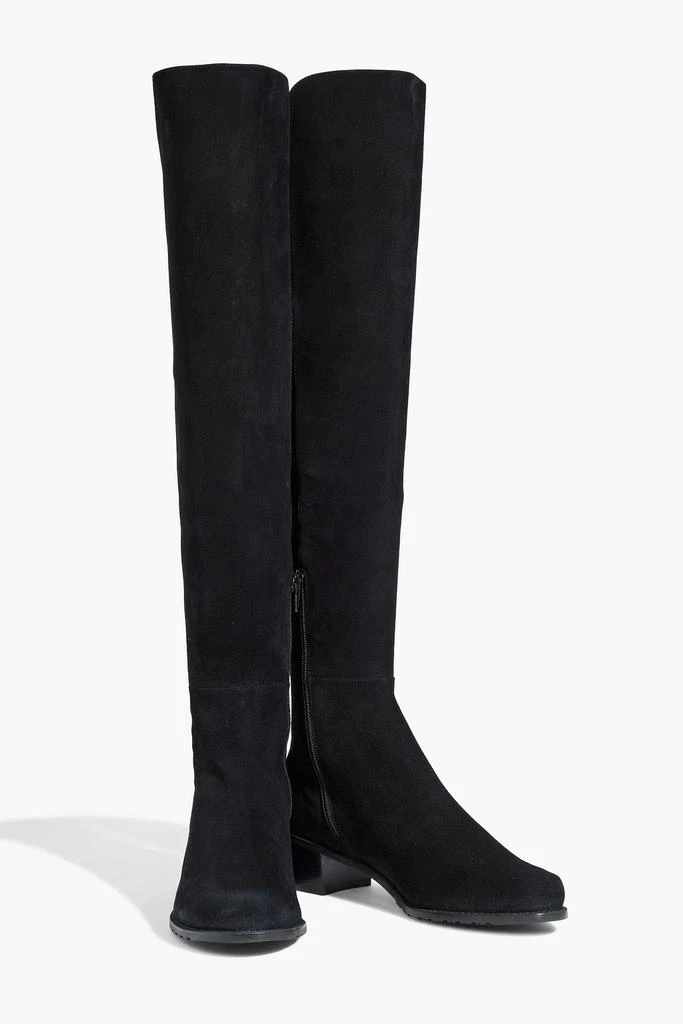 商品Stuart Weitzman|Allserve suede over-the-knee boots,价格¥1799,第2张图片详细描述