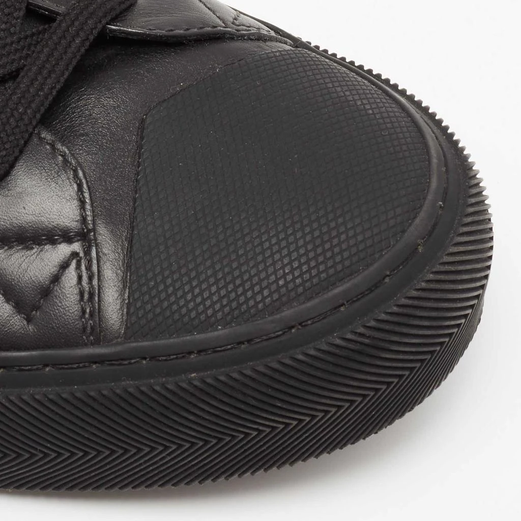 Louis Vuitton Black Monogram Leather And Canvas Stellar High Top Sneakers Size 44 商品