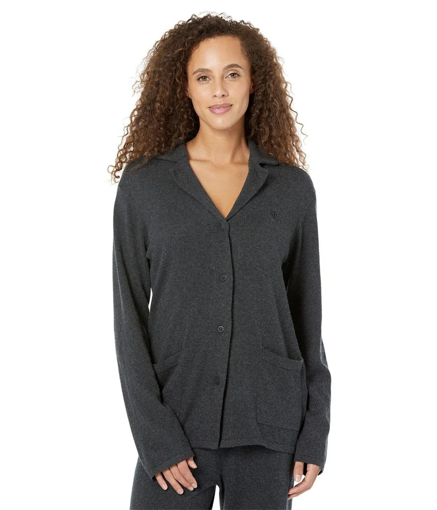 商品Ralph Lauren|Cotton Cashmere Notch PJ Set,价格¥957,第2张图片详细描述