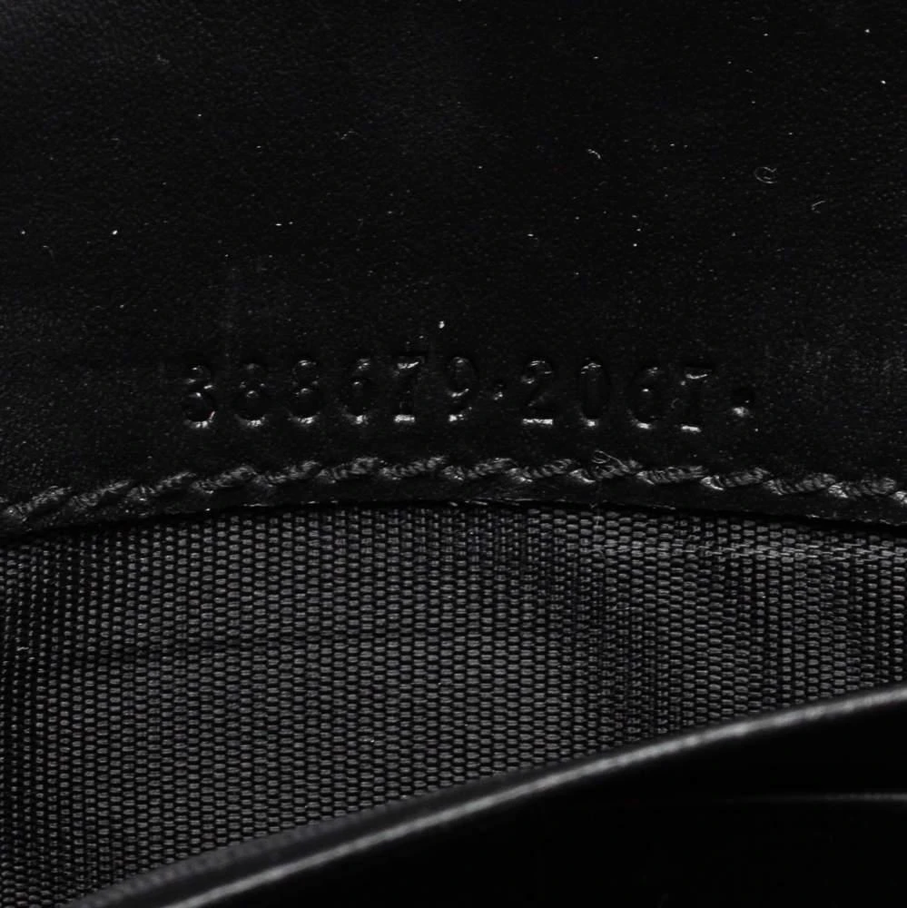 Gucci Black Guccissima Leather Bow Flap Continental Wallet 商品