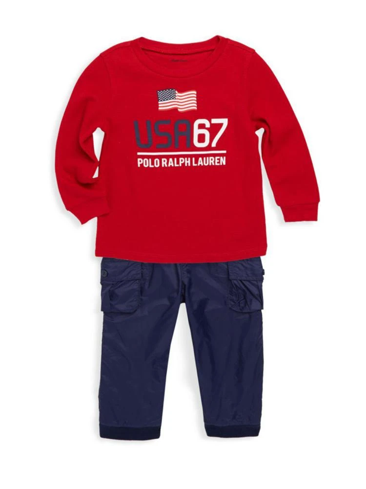 商品Ralph Lauren|Baby Boy's Two-Piece Set,价格¥153,第1张图片