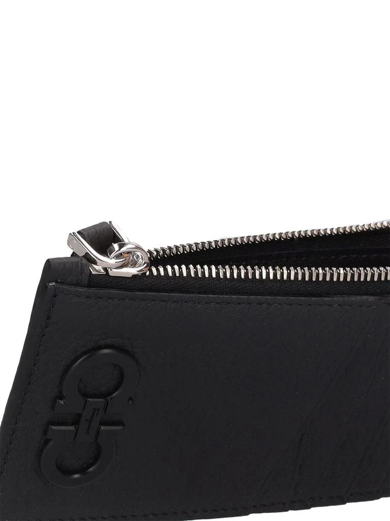 商品Salvatore Ferragamo|Logo Leather Card Holder W/neck Strap,价格¥5747,第4张图片详细描述