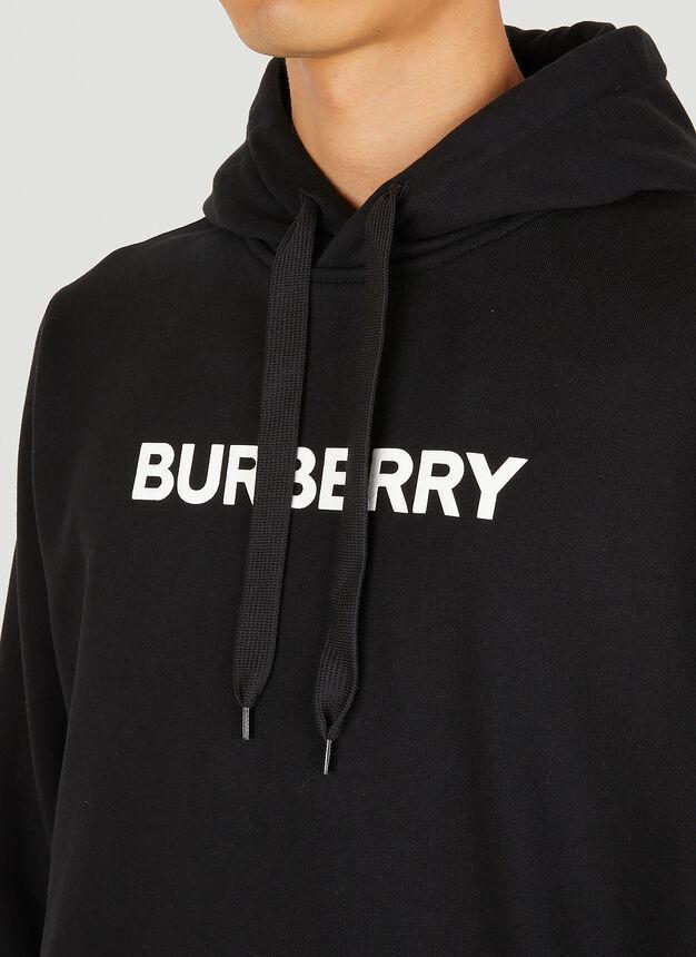 商品Burberry|Logo Hooded Sweatshirt in Black,价格¥5589,第7张图片详细描述