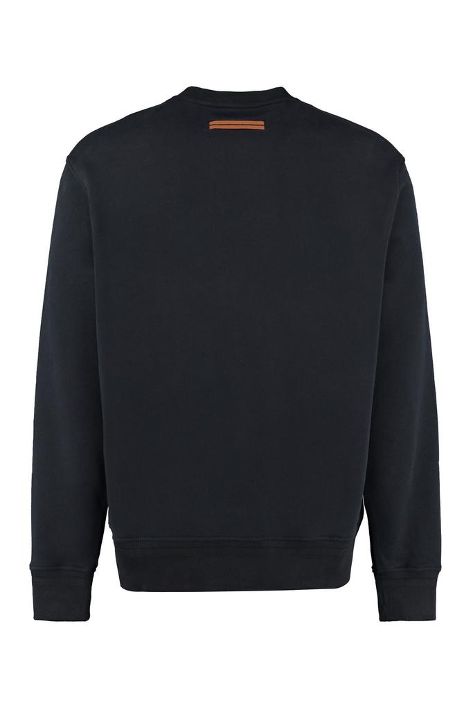 Ermenegildo Zegna Logo Printed Crewneck Jumper商品第2张图片规格展示