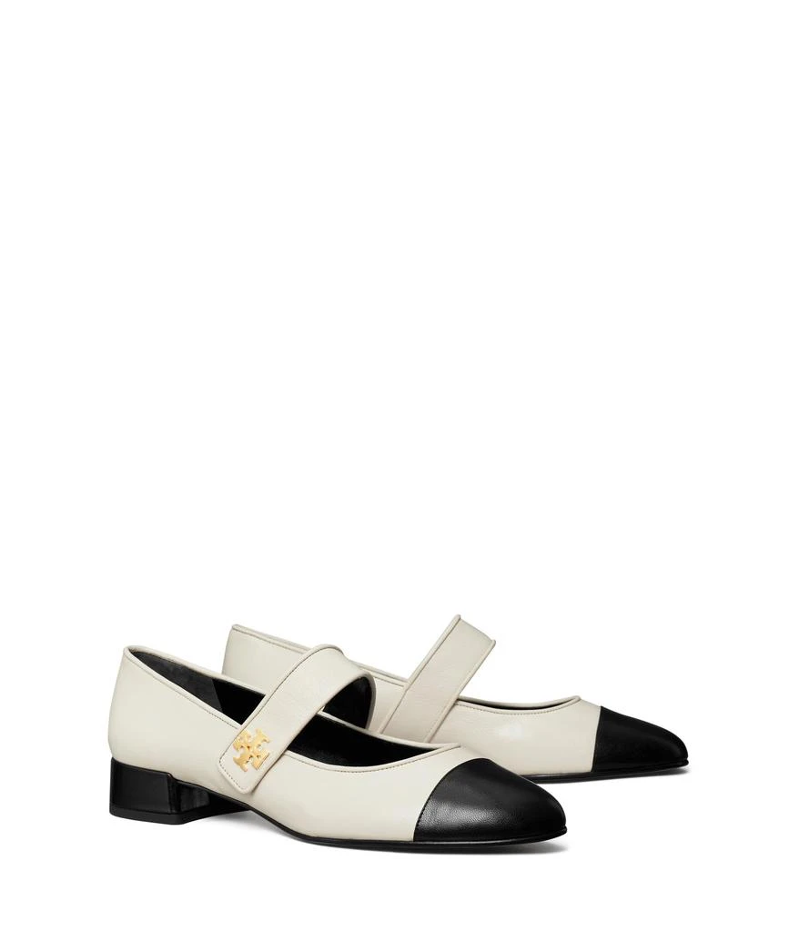 商品Tory Burch|Cap-Toe Mary Jane Heel Ballet 25mm,价格¥2262,第1张图片