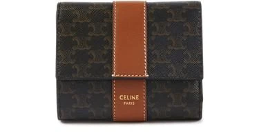 商品Celine|Triomphe 帆布、羊羔皮手袋,价格¥4682,第1张图片