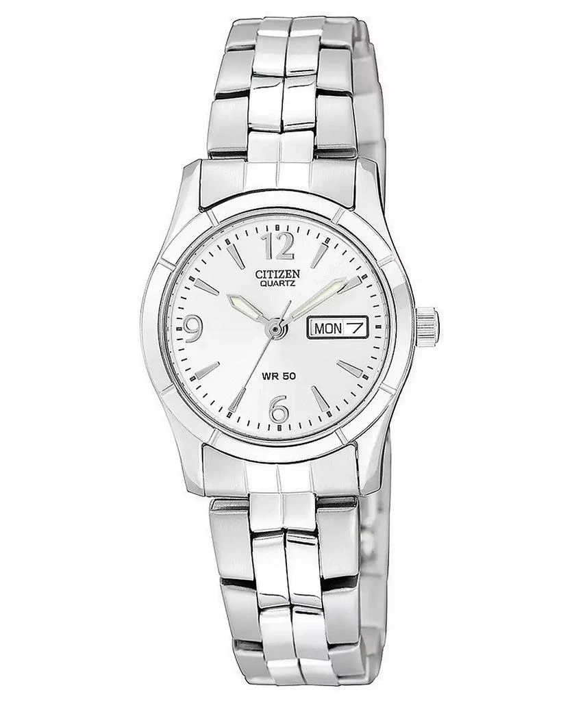 商品Citizen|Women's Stainless Steel Bracelet Watch 25mm EQ0540-57A,价格¥1123,第1张图片