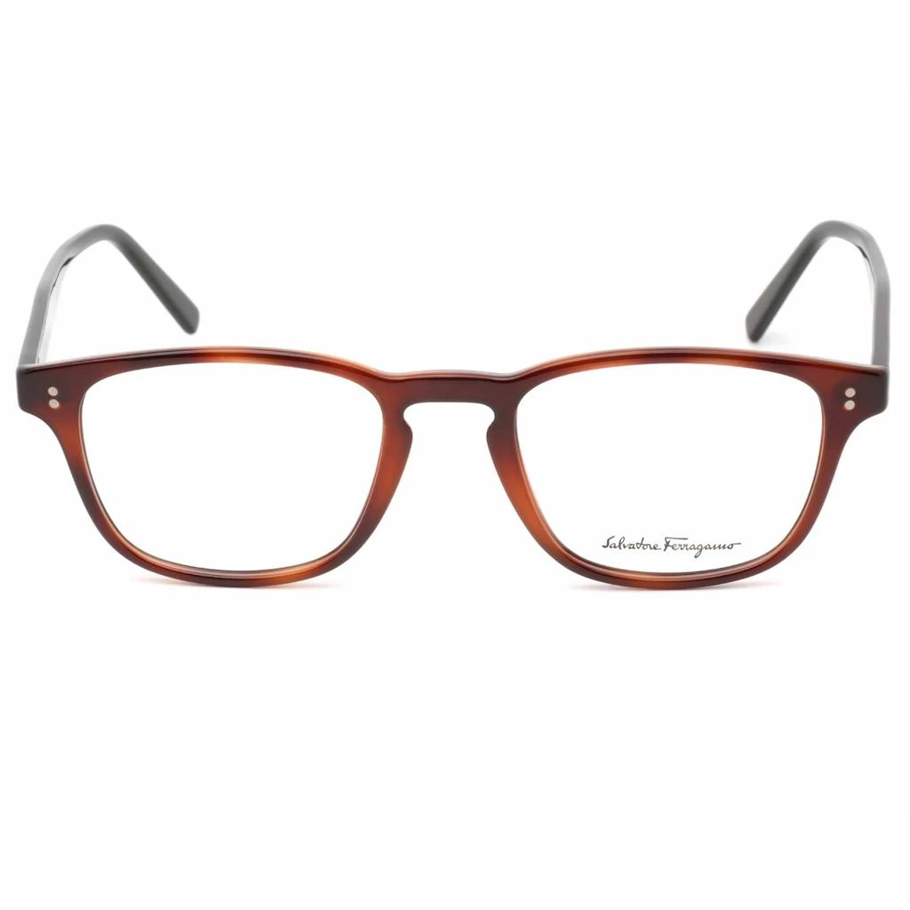 商品Salvatore Ferragamo|Salvatore Ferragamo Men's Eyeglasses - Tortoise/Black Plastic Frame | SF2913 241,价格¥474,第2张图片详细描述