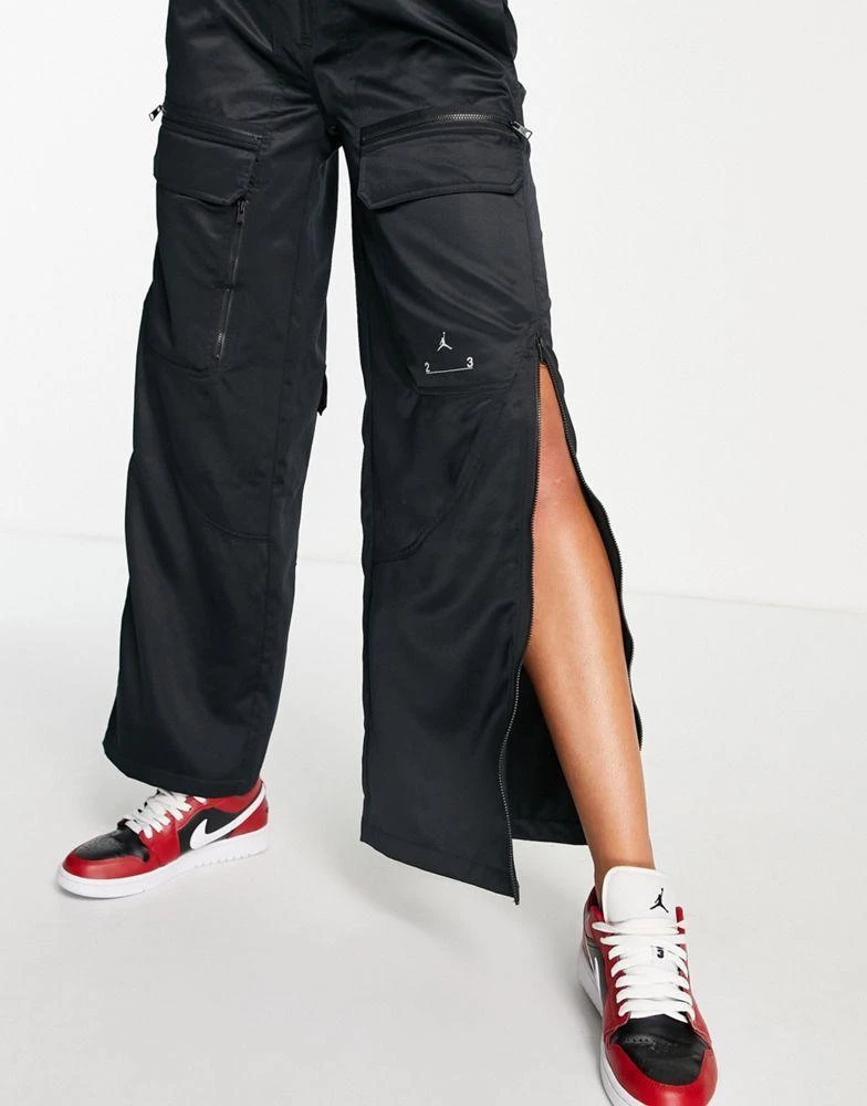 商品Jordan|Jordan 23E utility trousers in black and white mix,价格¥560,第2张图片详细描述