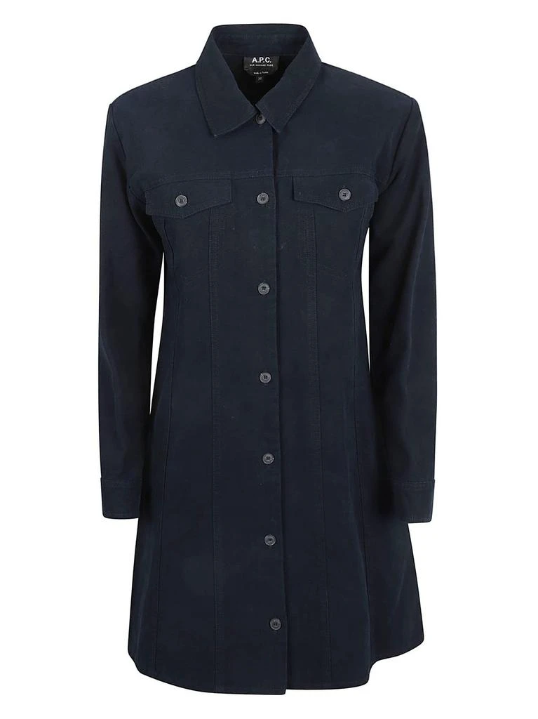 商品A.P.C.|A.P.C. Long Sleeved Buttoned Denim Dress,价格¥1586,第1张图片