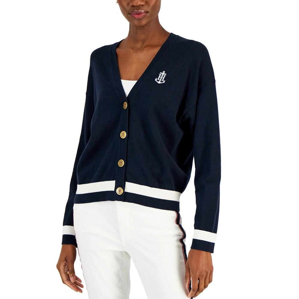 商品Tommy Hilfiger|Women's Anchor Patch Cardigan,价格¥402,第1张图片