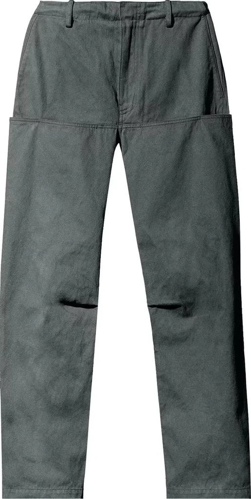 商品YEEZY|Yeezy Gap Engineered by Balenciaga Sateen Cargo Pants - Dark Green,价格¥454,第1张图片详细描述