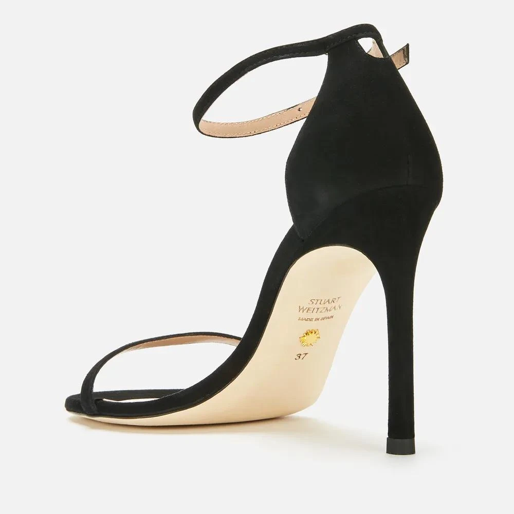 商品Stuart Weitzman|Stuart Weitzman Women's Nudistsong Suede Heeled Sandals,价格¥1442,第3张图片详细描述