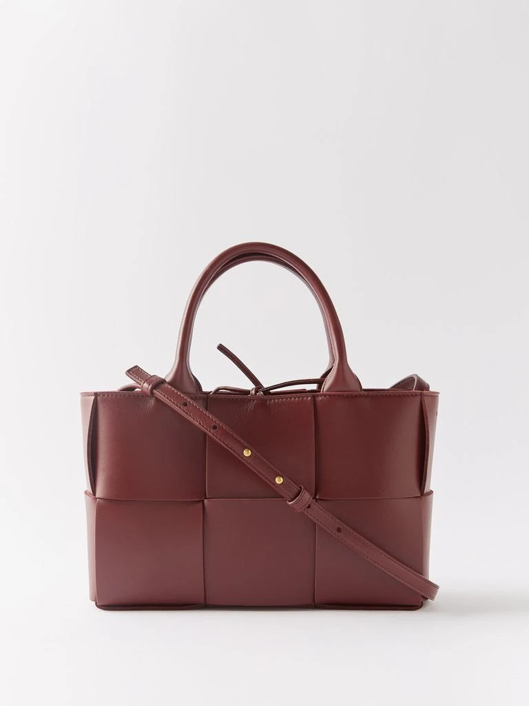 商品Bottega Veneta|Arco mini Intrecciato-leather tote bag,价格¥24657,第1张图片