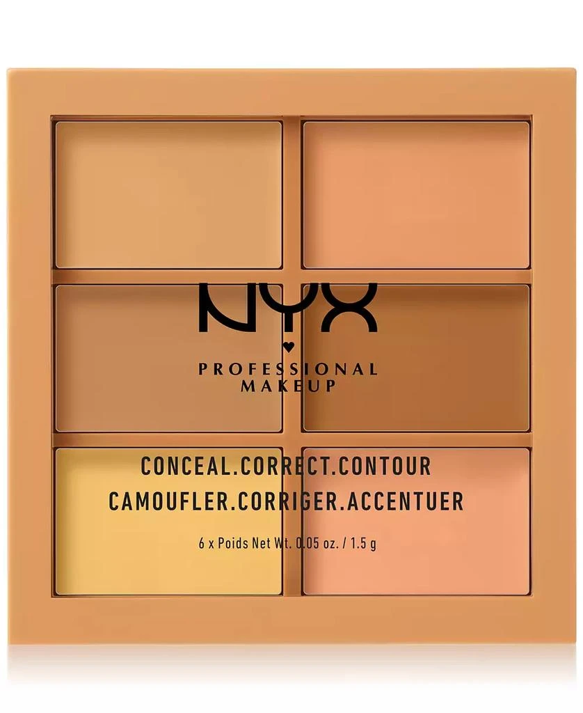 商品NYX Professional Makeup|遮瑕修容盘 - 中等色系,价格¥75,第1张图片