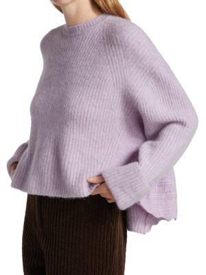 商品3.1 Phillip Lim|Lofty Scalloped Trim Sweater,价格¥1266,第5张图片详细描述