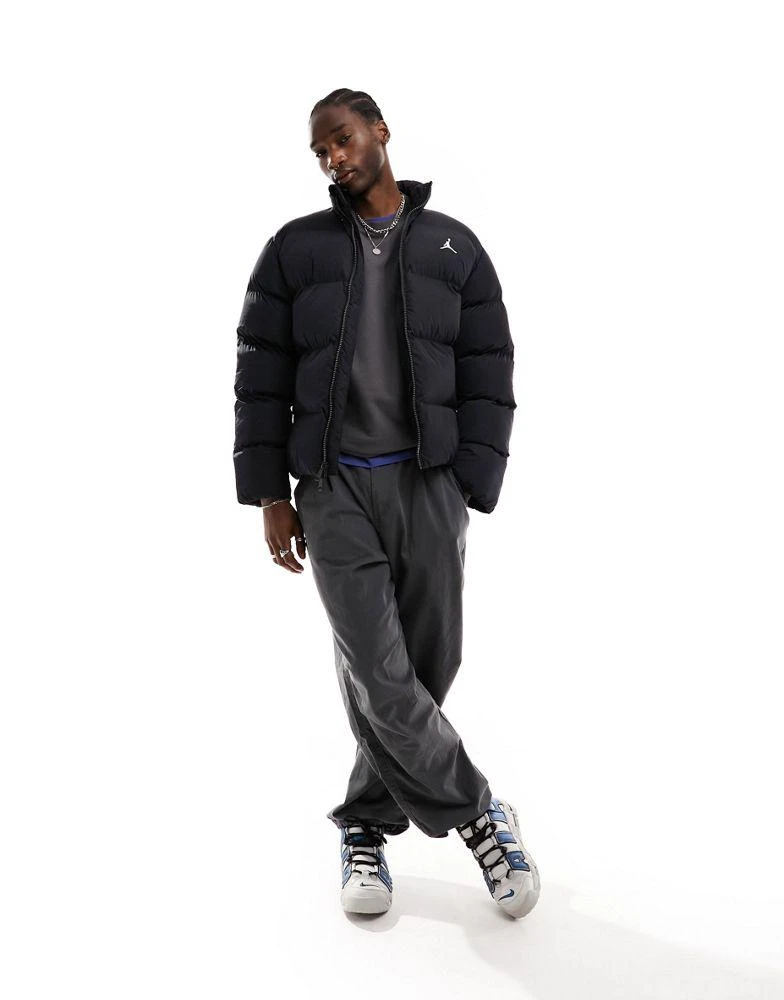 商品Jordan|Jordan Flight Essentials  puffer coat in black,价格¥1169,第4张图片详细描述