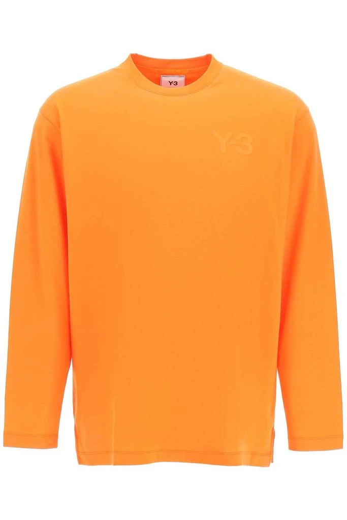 商品Y-3|LOGO PRINT LONG SLEEVE T-SHIRT,价格¥437,第1张图片