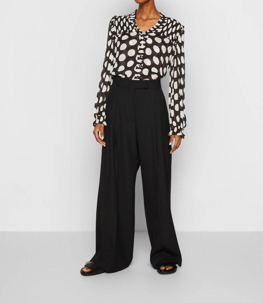 商品Diane von Furstenberg|Gian Carlo Top In Black Dot,价格¥1673,第2张图片详细描述