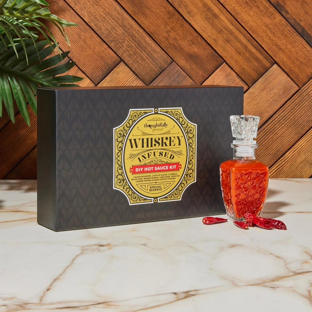 商品Thoughtfully|Gourmet, Make Your Own Whiskey Infused Hot Sauce DIY Gift Set (Contains NO Alcohol),价格¥357,第2张图片详细描述