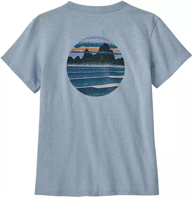 商品Patagonia|Patagonia Women's Skyline Stencil Responsibili-Tee Shirt,价格¥377,第5张图片详细描述