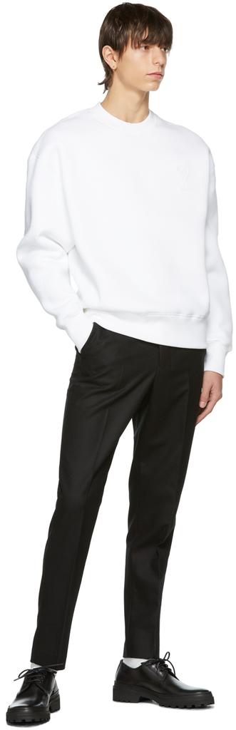 White Ami de Cœur Technical Patch Sweatshirt商品第4张图片规格展示