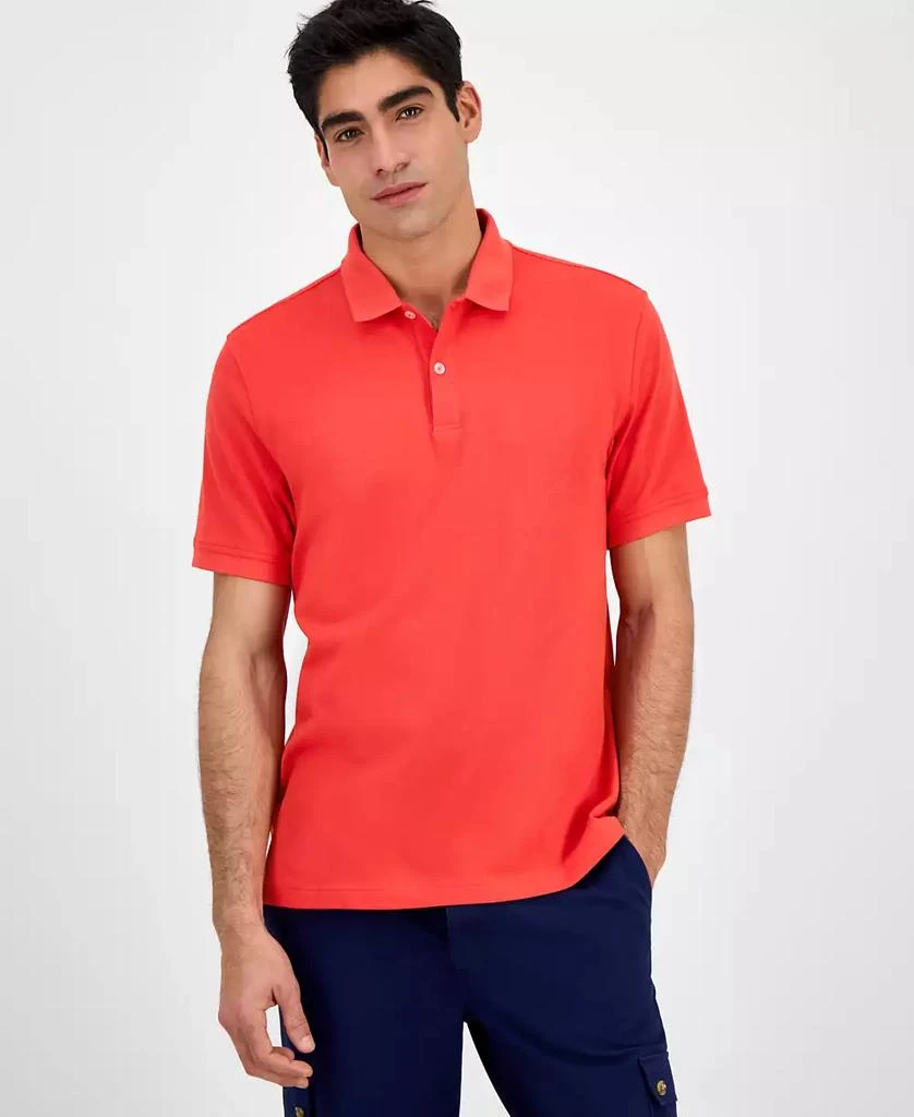 商品Club Room|Men's Classic Fit Performance Stretch Polo, Created for Macy's,价格¥139,第1张图片详细描述