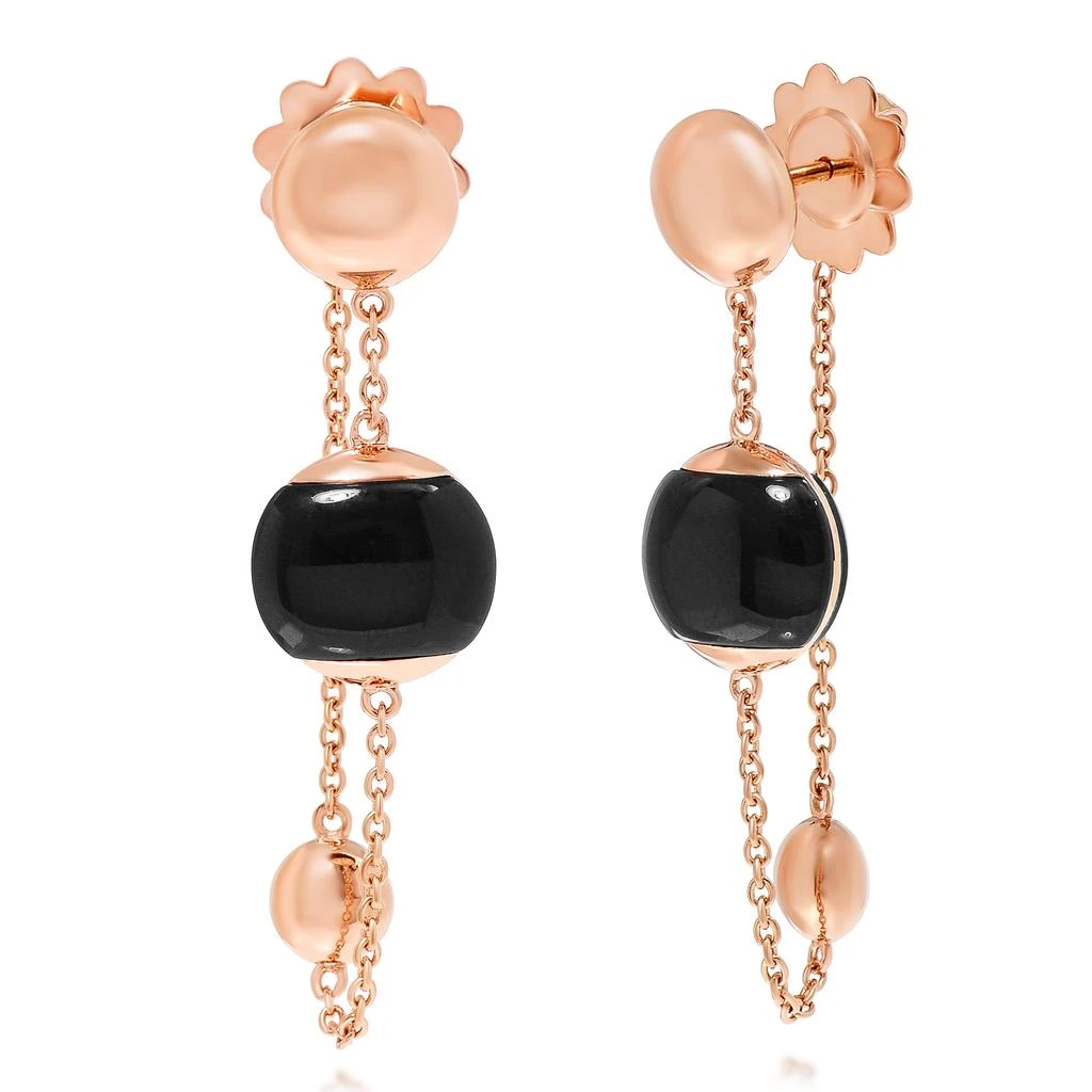 商品Roberto Coin|Roberto Coin 18K Rose Gold and Black Jade 8.00 ct. tw Drop Discs Earrings 8882375AXERBJ,价格¥11790,第3张图片详细描述