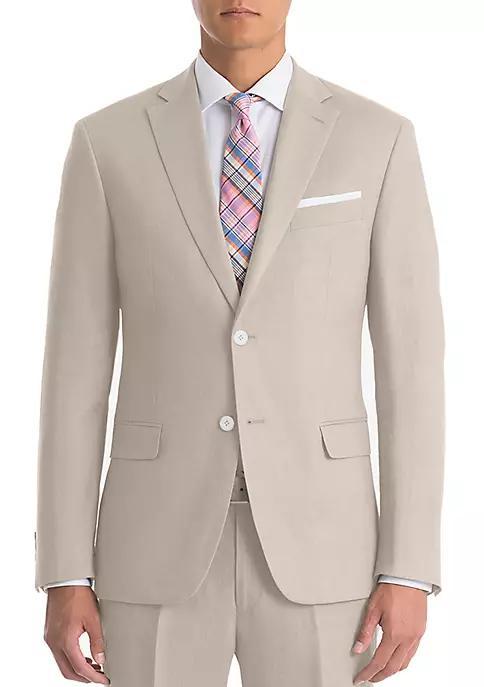 商品Ralph Lauren|Tan Linen Suit Separate Coat,价格¥2170,第1张图片