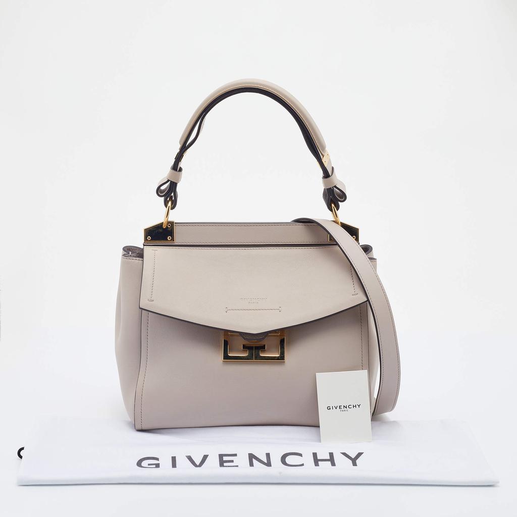 Givenchy Light Beige Leather Small Mystic Foldover Top Handle Bag商品第9张图片规格展示