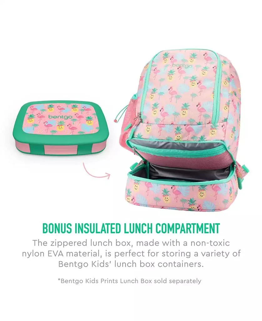 商品Bentgo|Kids Prints 2-In-1 Backpack and Insulated Lunch Bag - Tropical,价格¥266,第2张图片详细描述