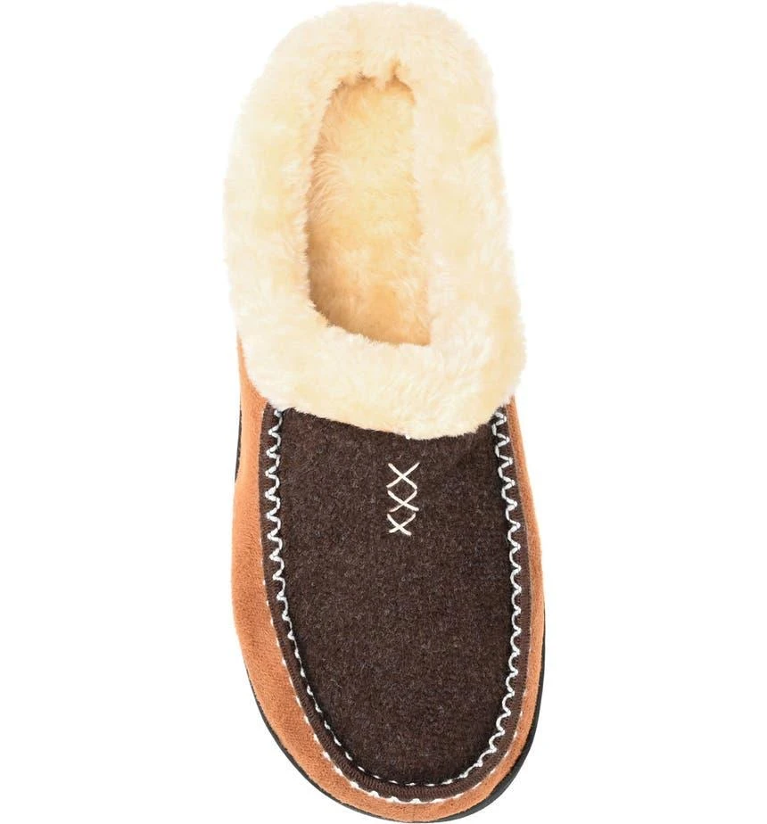 商品Vance Co.|. Henry Faux Shearling Lined Moccasin Slipper,价格¥258,第4张图片详细描述