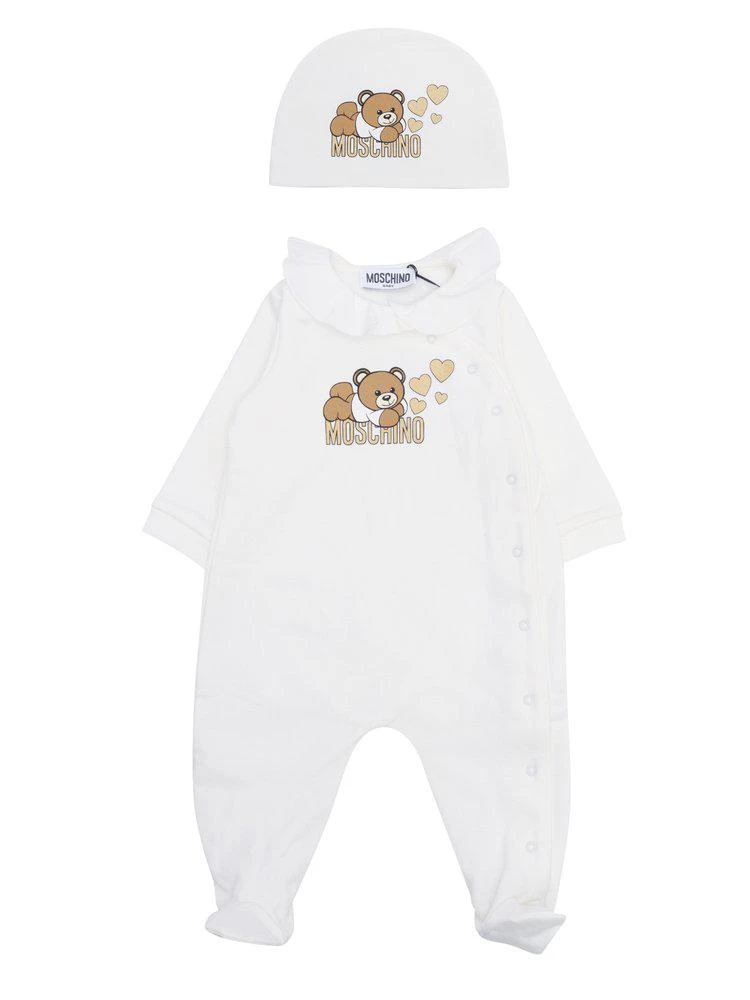 商品Moschino|Moschino Kids Teddy Bear Printed Jersey Pajama Set,价格¥1080,第1张图片