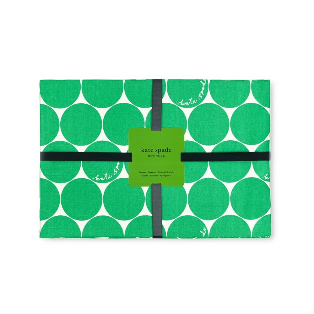 商品Kate Spade|Joy Dot Reversible Placemats 4 Pack Set,价格¥344,第2张图片详细描述