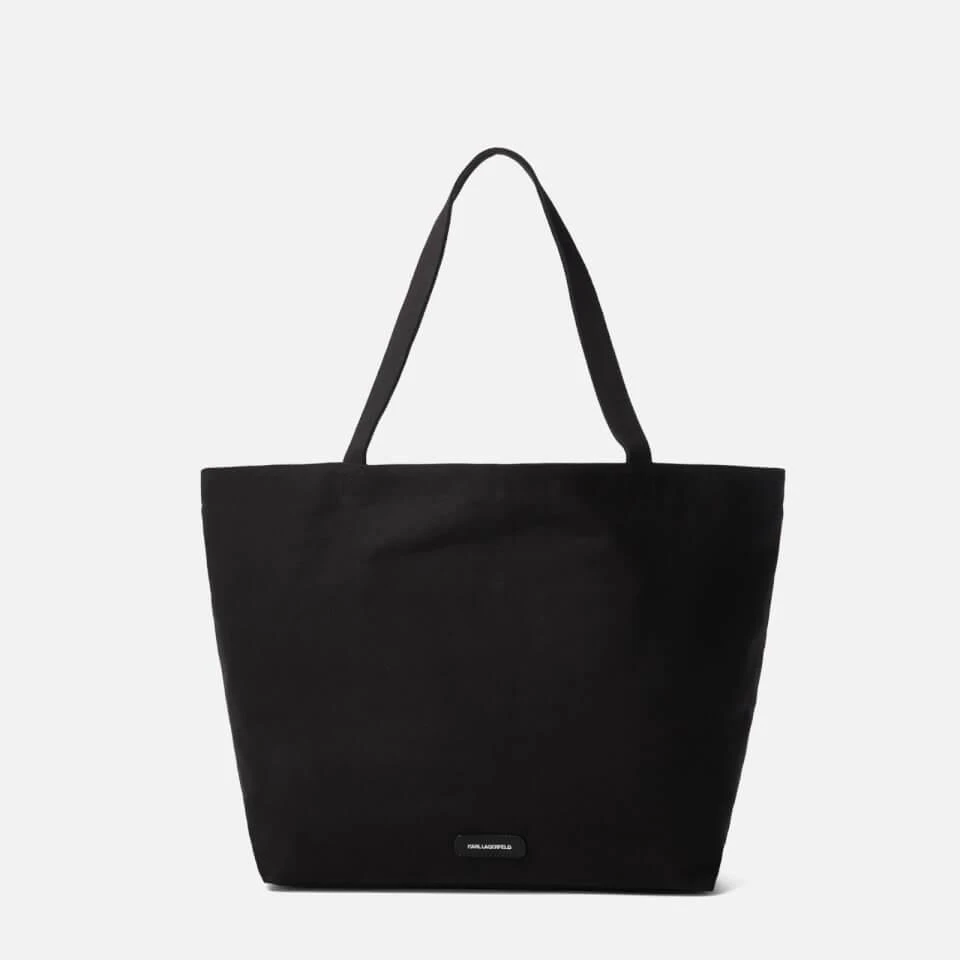 商品Karl Lagerfeld Paris|Karl Lagerfeld Women's K/Ikonik Karl Tote Bag - Black,价格¥330,第4张图片详细描述