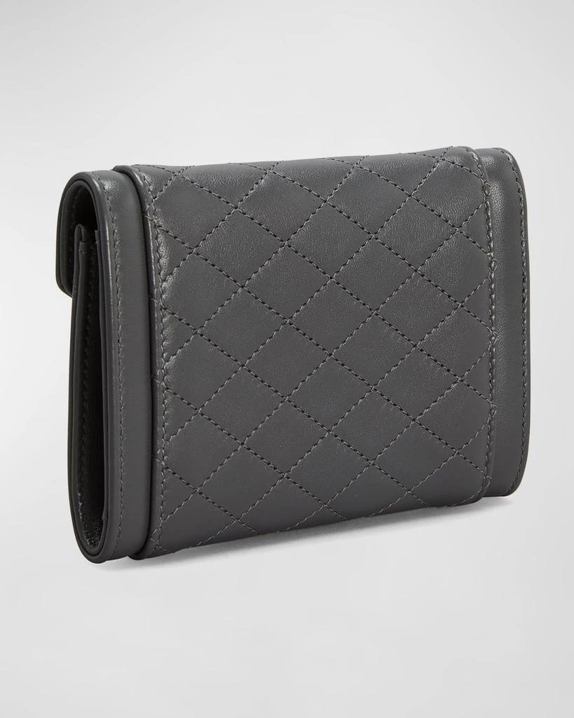 商品Yves Saint Laurent|Gaby Small YSL Flap Envelope Wallet in Quilted Smooth Leather,价格¥4871,第4张图片详细描述