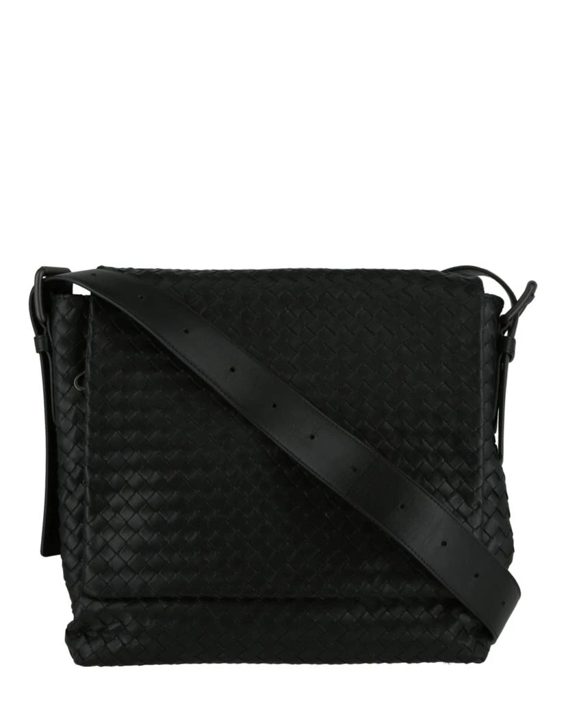 商品Bottega Veneta|Intrecciato Calf Leather Messenger Bag,价格¥7470,第1张图片