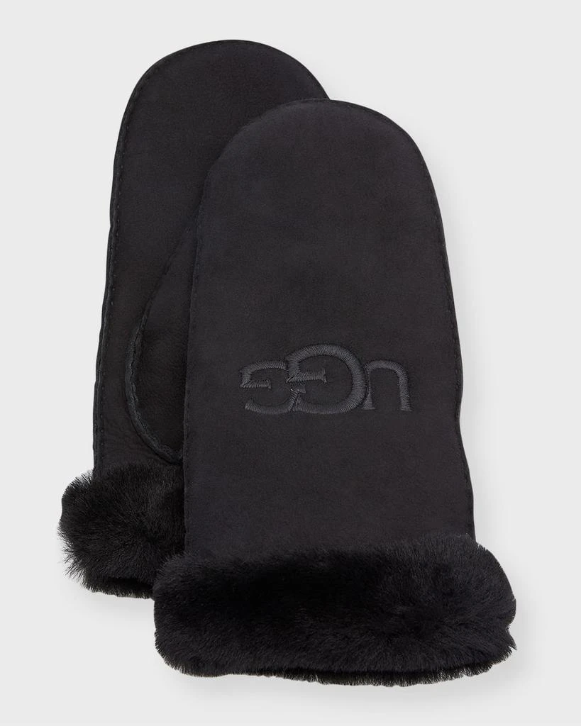 商品UGG|Logo Shearling Mittens,价格¥1239,第1张图片